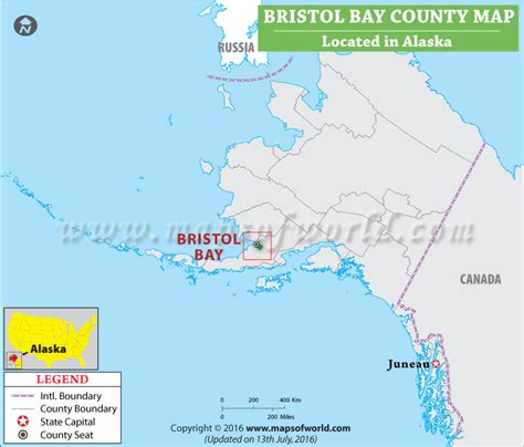 Bristol Bay Borough Borough Map Alaska