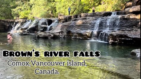 Brown S River Falls Attraction In Vancouver Island Falls Attraction