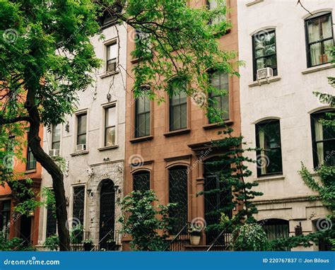 Brownstones In The Gramercy Park Neighborhood Manhattan New York City
