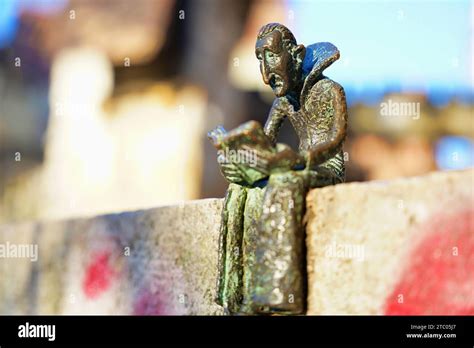 Budapest Hungary December 3 2023 Dracula S Figure Sits Near