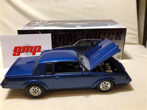Buick Gnx Blue 1987 Drag Strip 3 8 Sfi Turbo 1 18 Gmp Diecast G1800222 Ebay