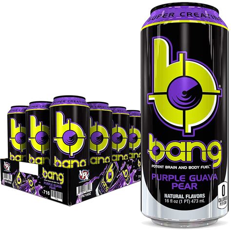 Buy Bang Purple Guava Pear Energy Drink 0 Calories Sugar Free With Buy Bang Purple Guava Pear Energy Drink 0 Calories Sugar Free With