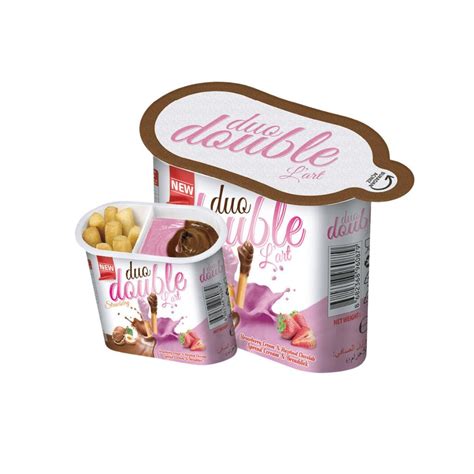 Buy Duo Double L Amp 39 Art Strawberry Cream Amp Hazelnut Cream With Grissini Buy Duo Double L Amp 39 Art Strawberry Cream Amp Hazelnut Cream With Grissini