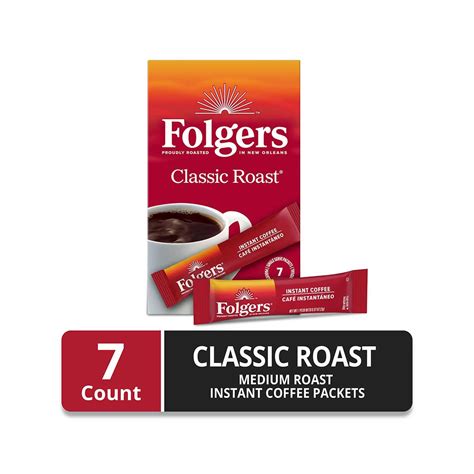 Buy Folgers Classic Roast Instant Coffee Single Serve Packets From Dollar General Instore Buy Folgers Classic Roast Instant Coffee Single Serve Packets From Dollar General Instore