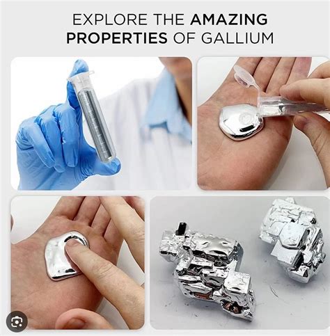 Buy High Purity 7N Gallium Low Melting Point Metal Gallium Granule 99.999% Liquid Metal Scjc Industrial Grade From Scjc New Material - Echemi Buy High Purity 7N Gallium Low Melting Point Metal Gallium Granule 99.999% Liquid Metal Scjc Industrial Grade From Scjc New Material - Echemi