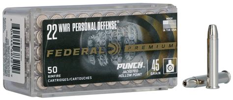 Buy Personal Defense Punch Rimfire 22 Wmr Ammo 45 Grain 1000 Fps Federal