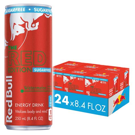 Buy Red Bull Energy Drink Watermelon 8 4 Fl Oz 12 Pack Online At