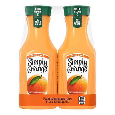 Buy Simply Orange Pulp Free Orange Juice 52 Fl Oz From Dollar General
