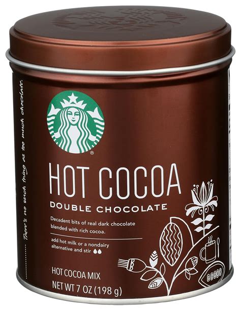 Buy Starbucks Hot Cocoa Mix Tin Double Chocolate Hot Cocoa Mix 7