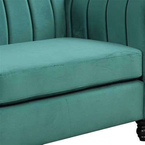 Bybafun 39 In Modern Green Polyester Blend Sofa In The Couches Sofas
