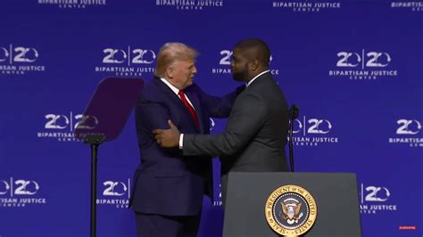 Byron Donalds Presents Donald Trump With Criminal Justice Reform Honor Byron Donalds Presents Donald Trump With Criminal Justice Reform Honor