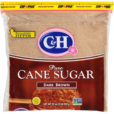 C H Premium Pure Cane Dark Brown Sugar