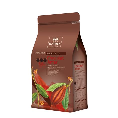 Cacao Barry - Dark Chocolate - Chocolat Amer 60% - Pistols - 5Kg Bag |  Cacao-Barry.com