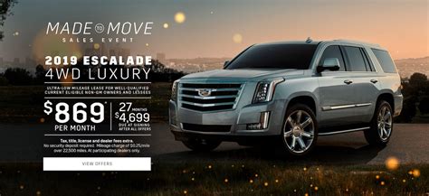 Top Benefits of Choosing Cadillac Lease Deals Today