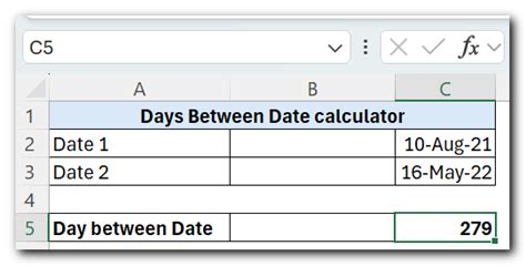 Calculate Dayonths Between Two Dates Excel Infoupdate Org