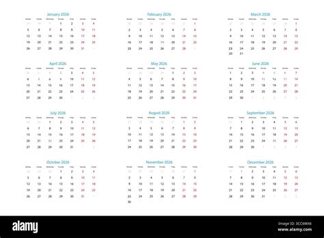 Calendar 2009 High Resolution Stock Photography And Images Alamy