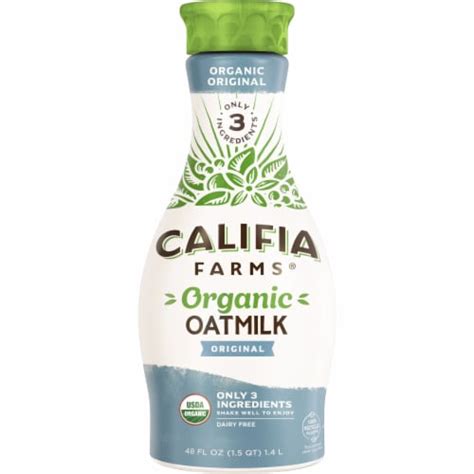 Califia Farms Dairy Free Organic Original Oat Milk 48 Fl Oz Pick N Save Califia Farms Dairy Free Organic Original Oat Milk 48 Fl Oz Pick N Save