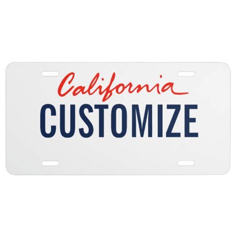 California License Plates Zazzle