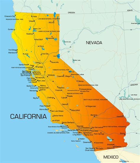 California Map Guide Of The World California Map Guide Of The World