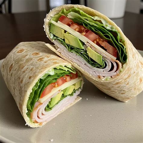 California Turkey Club Wrap Easy Healthy Lunch
