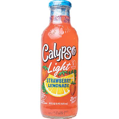 Calypso Lemonade Strawberry Light 16 Oz Calypso Lemonade Strawberry Light 16 Oz