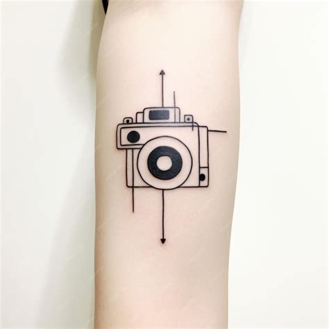 Camera Tattoo Design