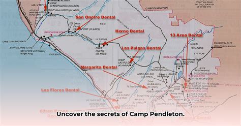 Camp Pendleton Map Print Home Base Maps