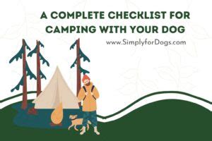 Camping With Dogs The Ultimate Guide And Checklist Camping With Dogs The Ultimate Guide And Checklist