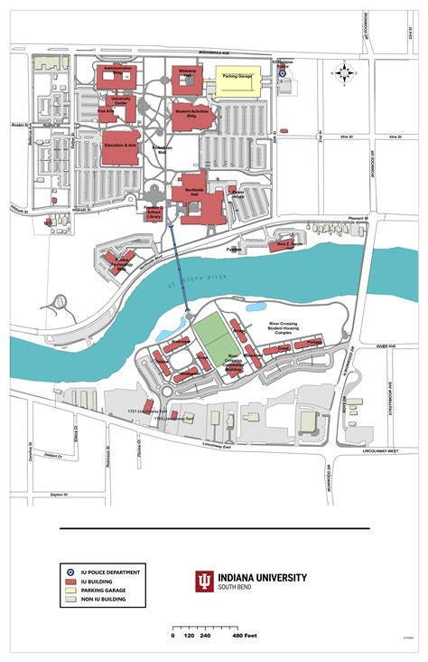 Campus Map Indiana University Northwest