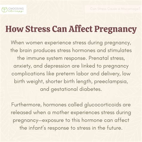 Can Stress Cause A Miscarriage