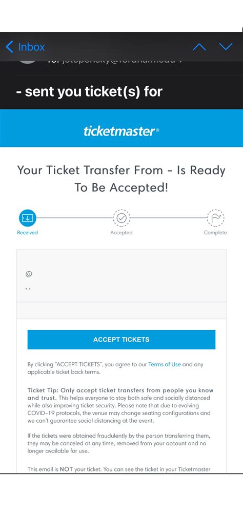 Can You Transfer Tickets On Ticketmaster
