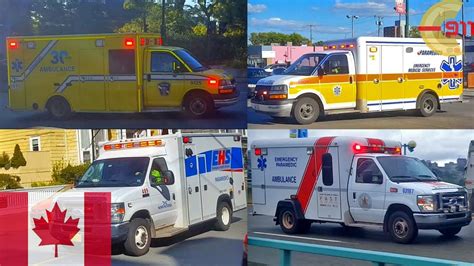 Canada Ambulance Compilation Paramedics Emt Ems Responding With Canada Ambulance Compilation Paramedics Emt Ems Responding With
