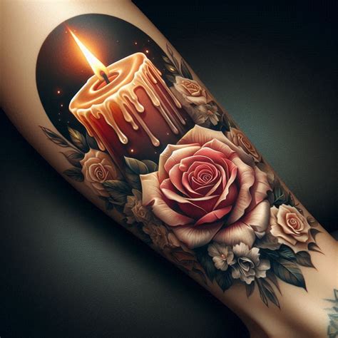 Candle Tattoos Symbolizing Light Hope And Transformation Tattoo Candle Tattoos Symbolizing Light Hope And Transformation Tattoo