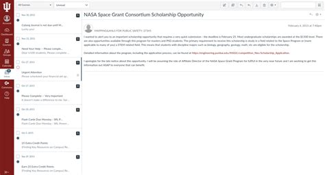 Canvas Inbox Teaching Iu