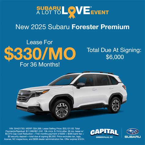 Capital Subaru Of Greenville Subaru Dealership In Winterville Nc