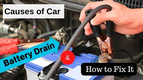 Top Causes and Fixes for Car Battery Drain