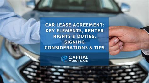 Car Lease Agreement Key Elements Rights Duties Signing Tips Car Lease Agreement Key Elements Rights Duties Signing Tips