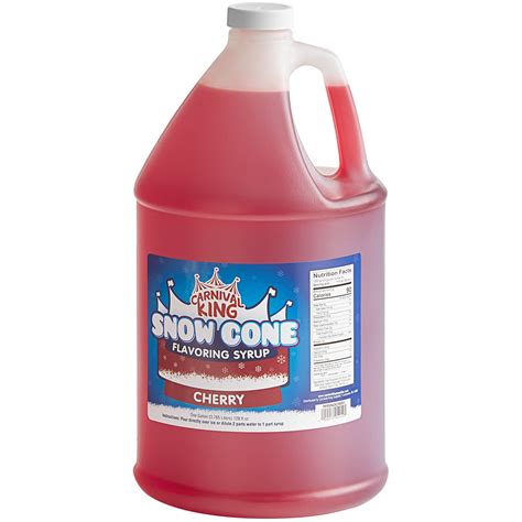 Carnival King 1 Gallon Vanilla Snow Cone Syrup