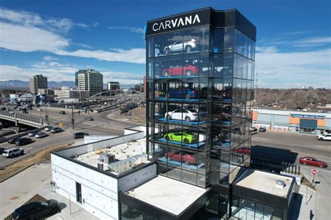 Carvana Amp 39 S Car Vending Machine In Denver Finally Opens Carvana Amp 39 S Car Vending Machine In Denver Finally Opens