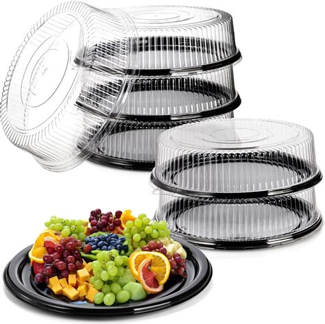 Catering Trays With Lids Catering Trays Disposable Plastic With Lids For Food Service Aluminum Tray Holder With Lid