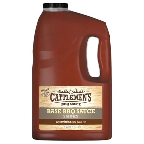 Cattlemen S Gluten Free Smoky Base Bbq Sauce 1 Gal Jug Walmart Com