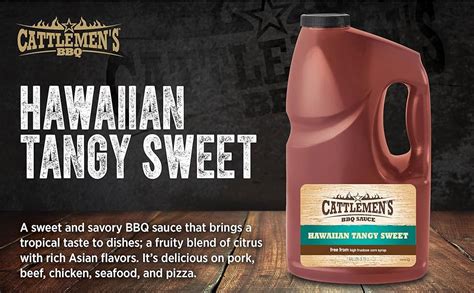 Cattlemen S Hawaiian Tangy Sweet Bbq Sauce 1Gal Delivery Or Pickup Restaurant Depot