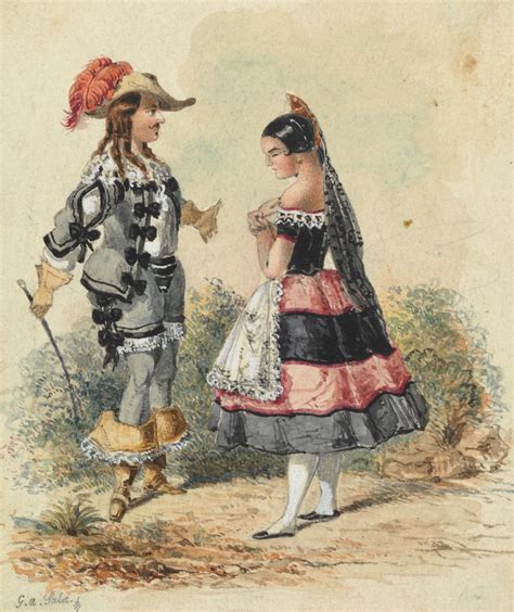 Cavalier And Maid In Spanish Costume 1444499 Ja Japanese Successfully