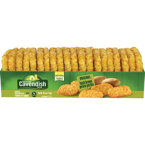 Cavendish Hash Brown Patties Frozen Goffle Road Poultry Farm Cavendish Hash Brown Patties Frozen Goffle Road Poultry Farm