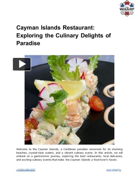 Cayman Islands Restaurant Week Cayman Islands