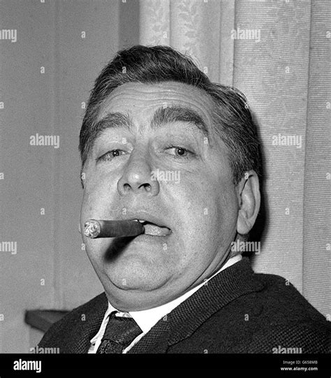 Celebrity Smoking Cigar Black And White Stock Photos Images Alamy