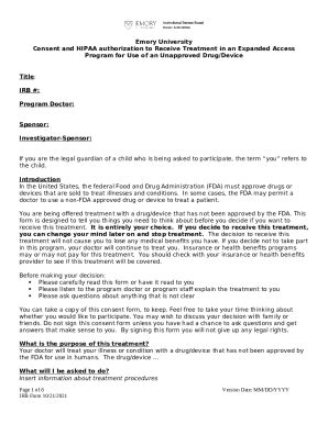 Certificate Of Confidentiality Emory Irb Irb Emory Doc Template