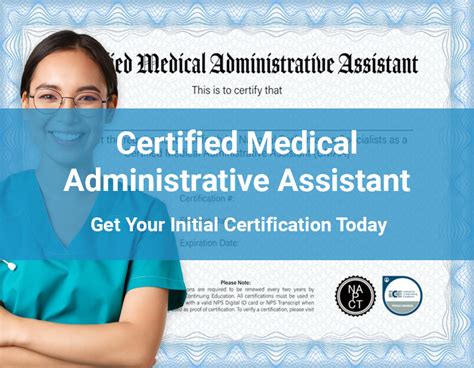 Certified Medical Administrative Assistant Cmaa Professional And