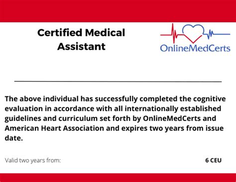 Certified Medical Assistant Certification Online