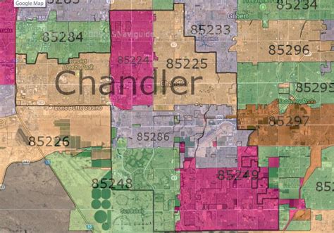 Chandler Zip Code Maps Chandler Chronicle